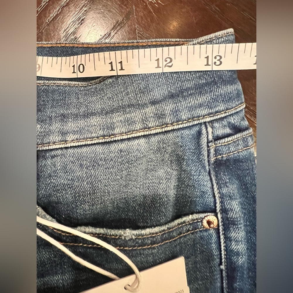 Pistola Monroe High Rise Slim Cigarette Jeans in Leon Wash Size 26 NWT Raw hem - Picture 6 of 10